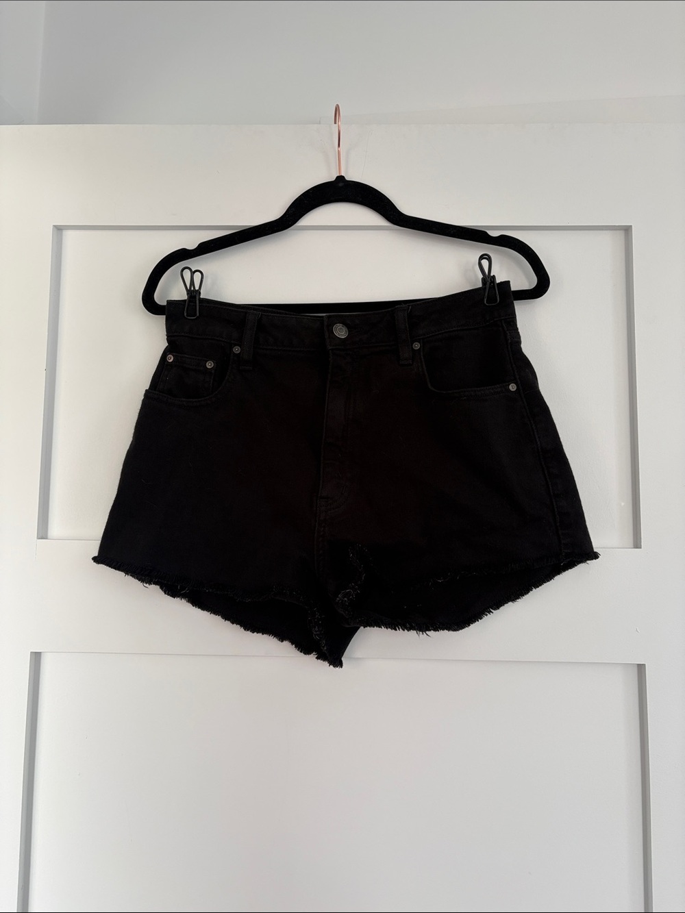 Sunday Best High-Rise Black Denim Women’s Shorts